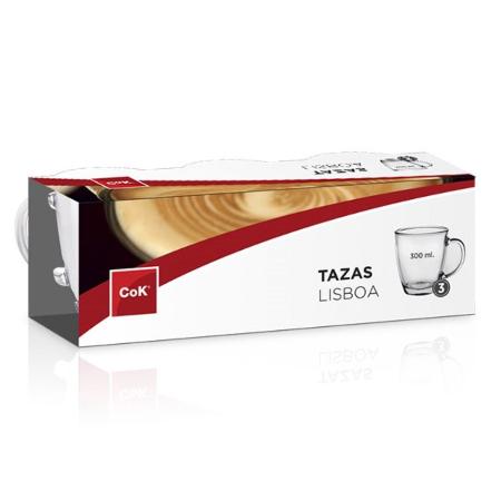 SET 3 TAZAS LISBOA 30CL 9019500