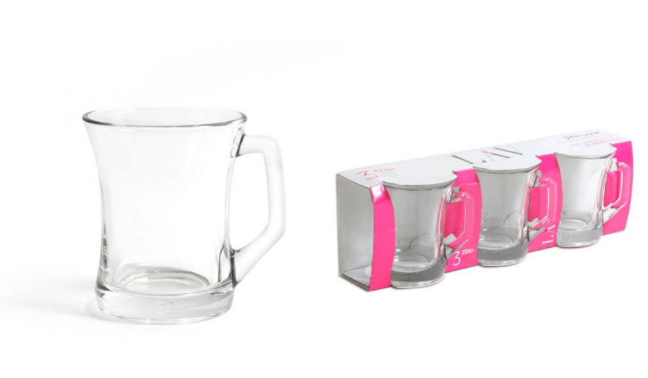 SET 3 VASOS C/ASA ZEN 225CC 9025500