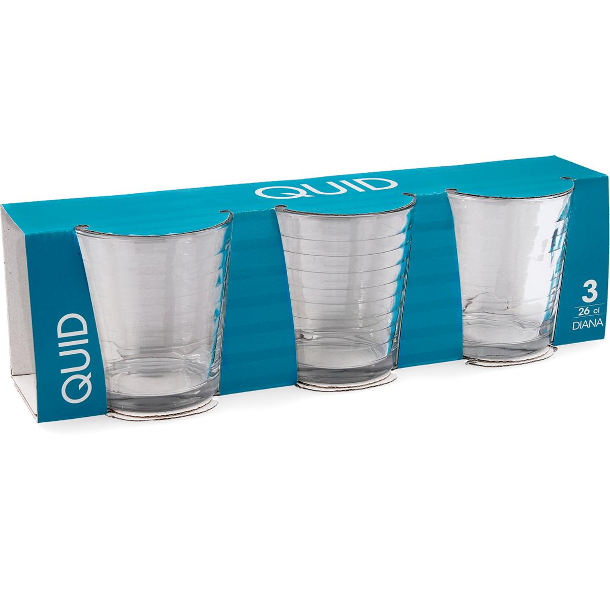 SET 3 VASOS DIANA 26CL 901100