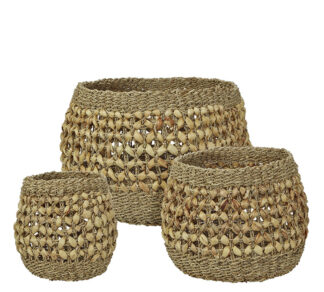 SET 3CESTAS ALGAS 23/27/30CM 950800