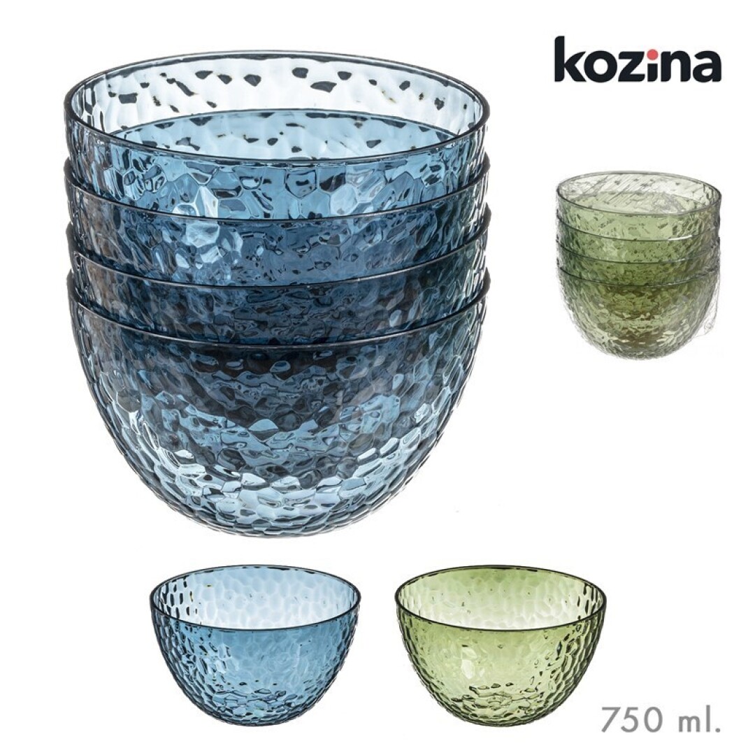 SET 4 BOL PLASTICO 750ML 9033500