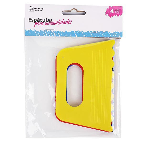 SET 4 ESPATULAS MANUALIDADES 13CM 600500