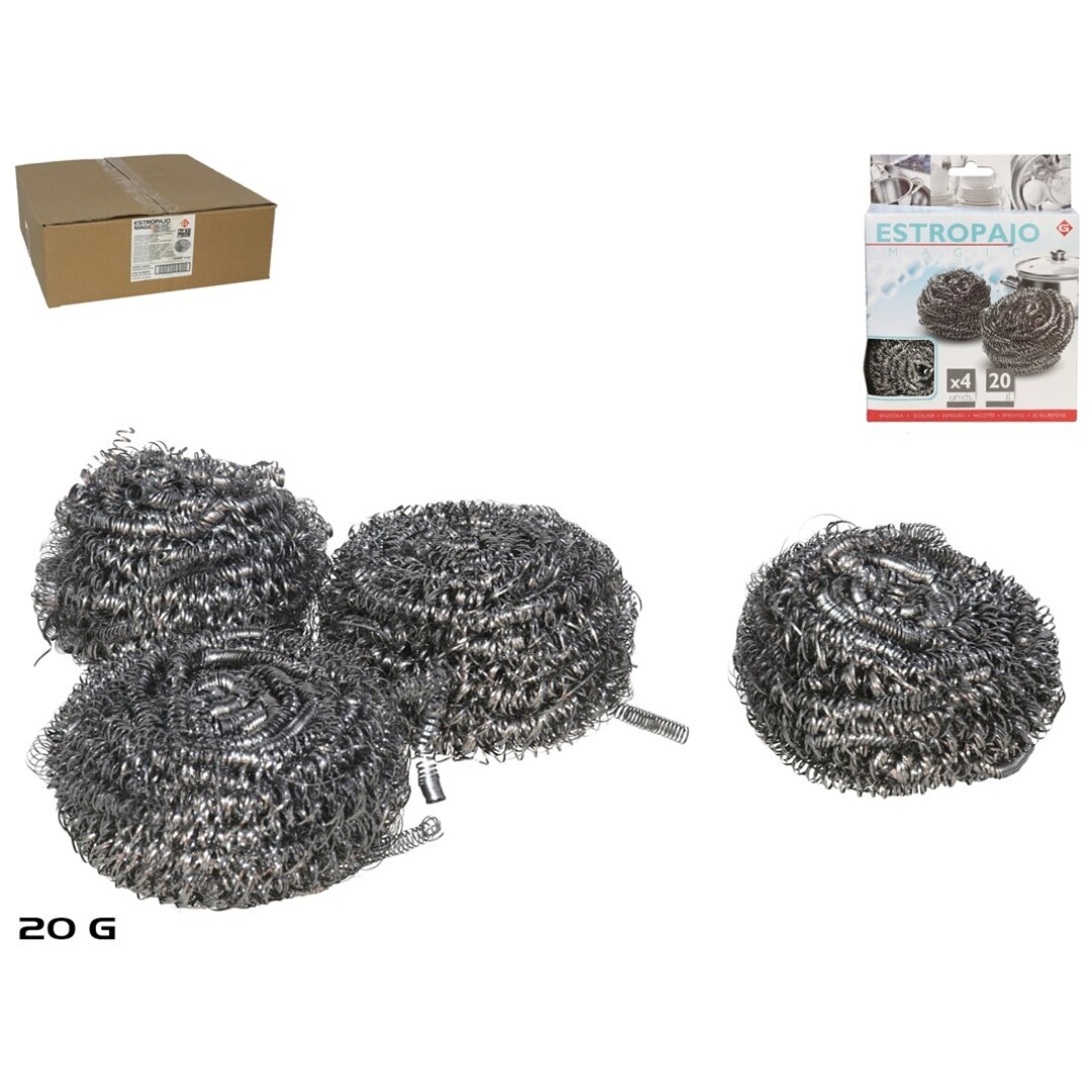 SET 4 ESTROPAJOS MAGIC 20GR 900700