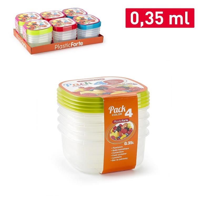 SET 4 FIAMBRERAS  0.35L 90125000