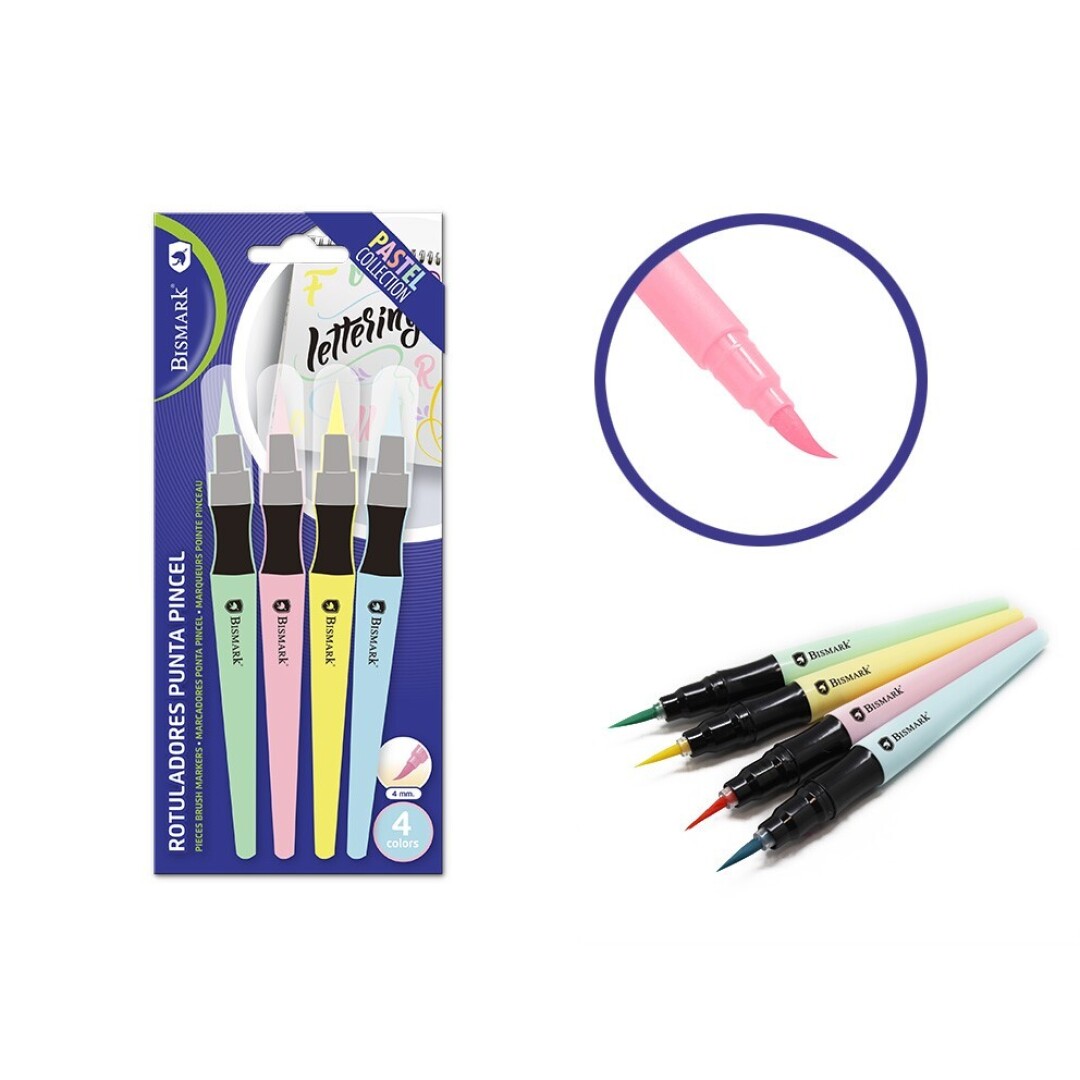 SET 4 ROTULADORES LETTE P.PINCEL 9018500