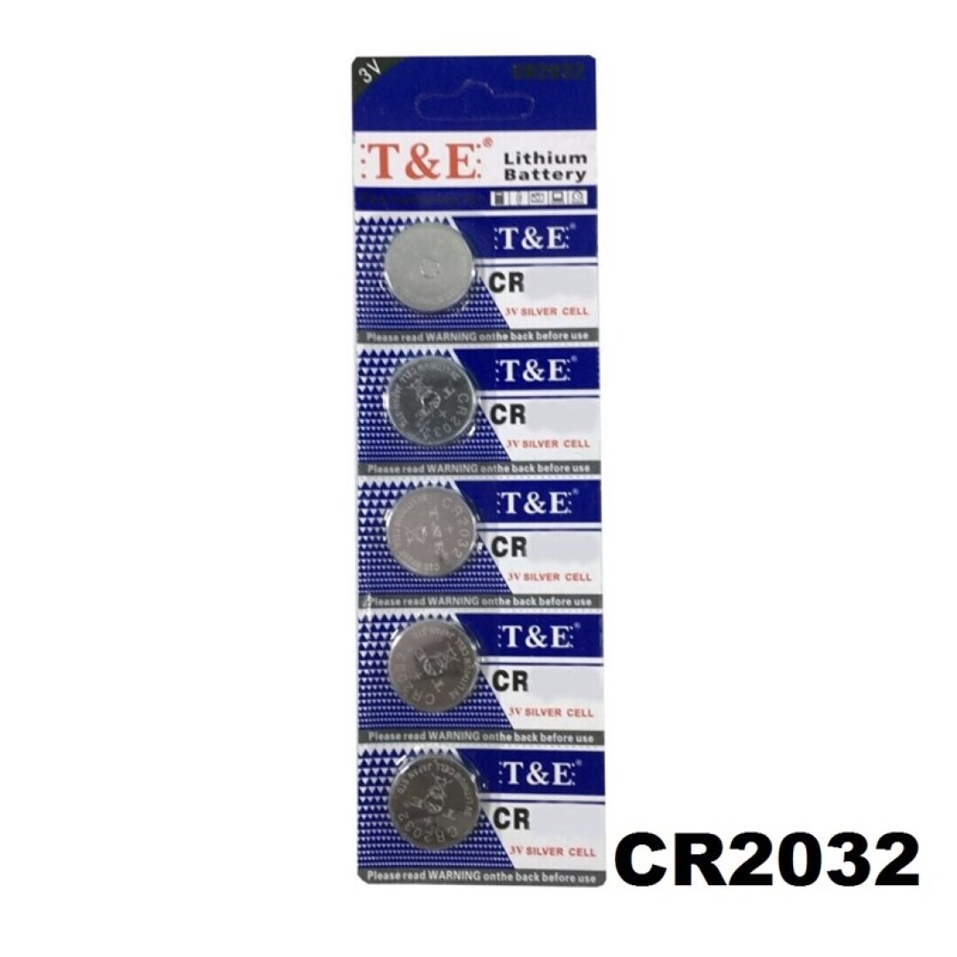 SET 5 PILAS CR2032 T&E 901000