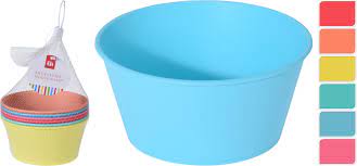 SET 6 BOLS PLAST COLOR 400ML  902100