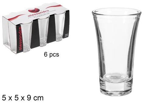 SET 6 CHUPITOS FLORENCIA 70ML  9016500