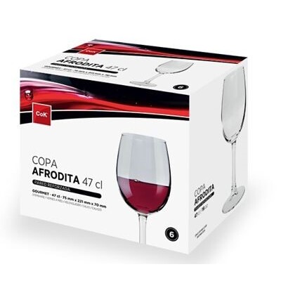 SET 6 COPA AFRODITA 47CL 9101500