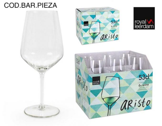 SET 6 COPA ARISTO VINO 53CL 911400
