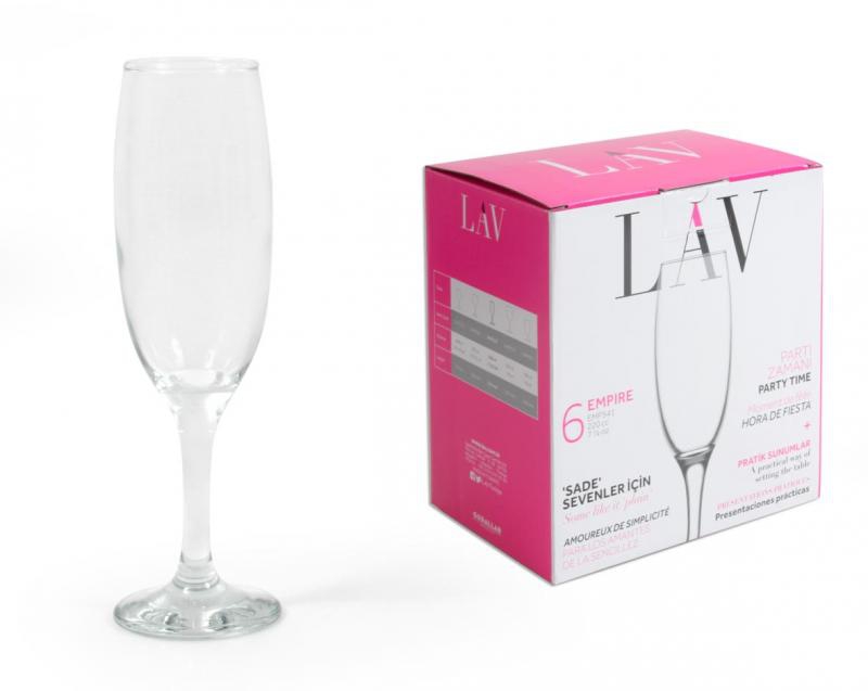 SET 6 COPA EMPIRE CAVA  220CC 907300
