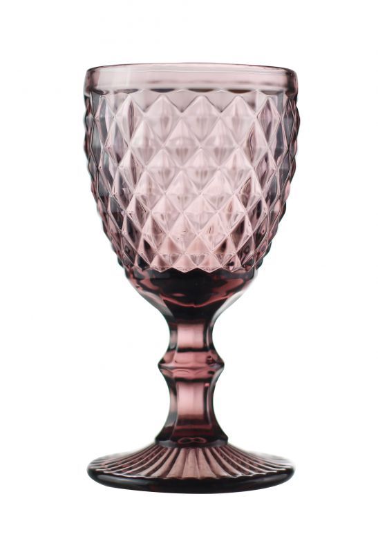 SET 6 COPAS CRISTAL ROSA 320ML 915200