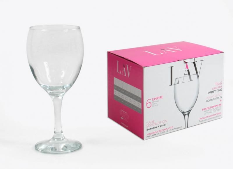 SET 6 COPAS EMPIRE AGUA 340CC 90735000