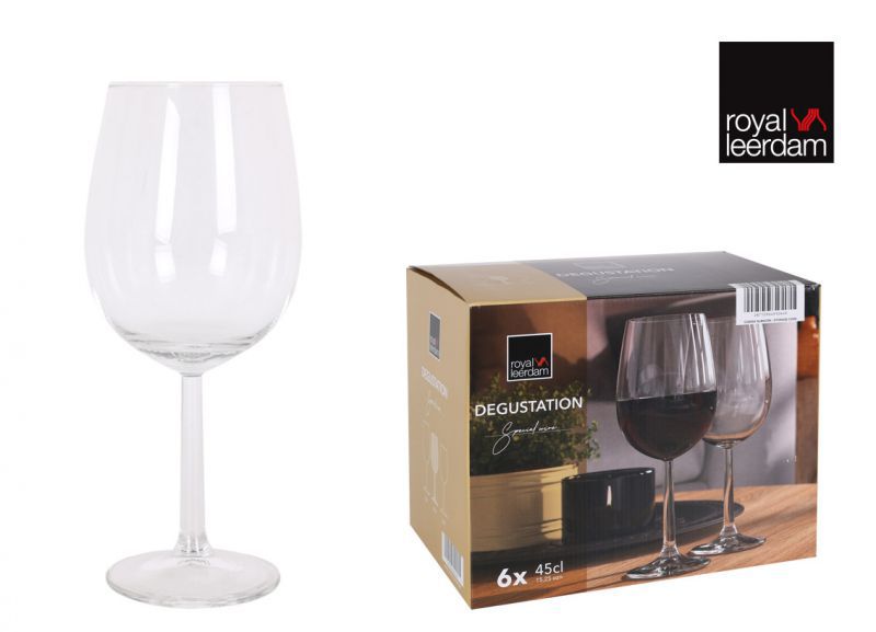 SET 6 COPAS VINO 45CL DEGUST. 908900