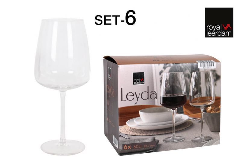 SET 6 COPAS VINO LEYDA 60CL 9117500
