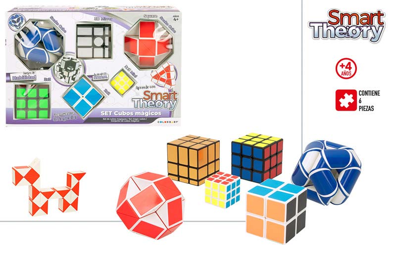 SET 6 CUBOS MAGICOS 910500R