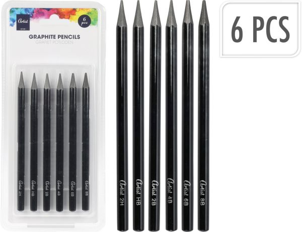 SET 6 LAPICES GRAFITO 9028500