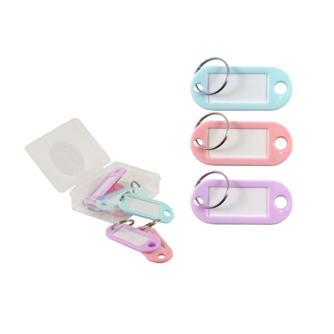 SET 6 LLAVEROS PASTEL SEÑALIZACION CJA  9015500