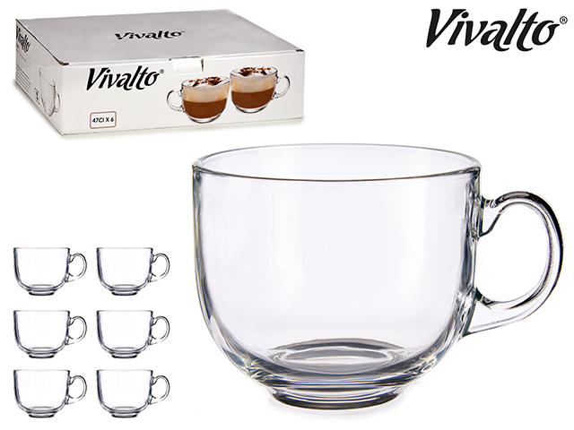 SET 6 TAZONES DESAYUNO C/ASA 908800
