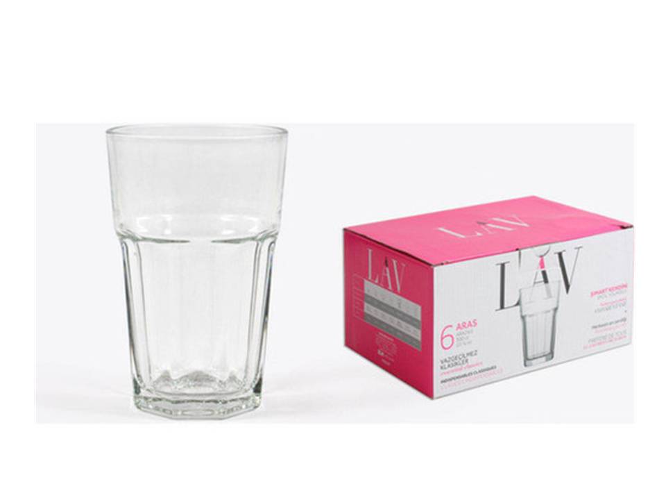 SET 6 VASO ARAS REFRESCO 360CC 90059500