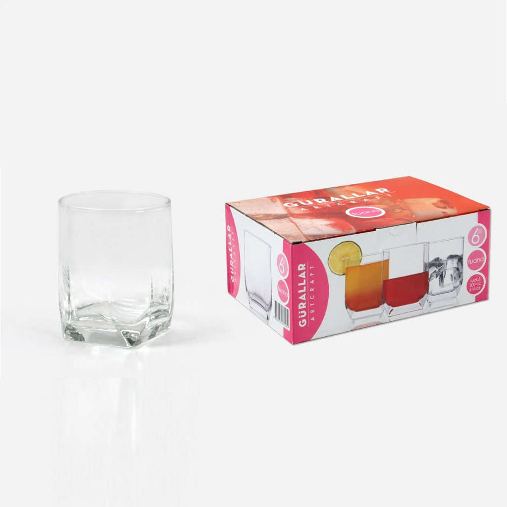 SET 6 VASO TUANA AGUA 320CC 9057500