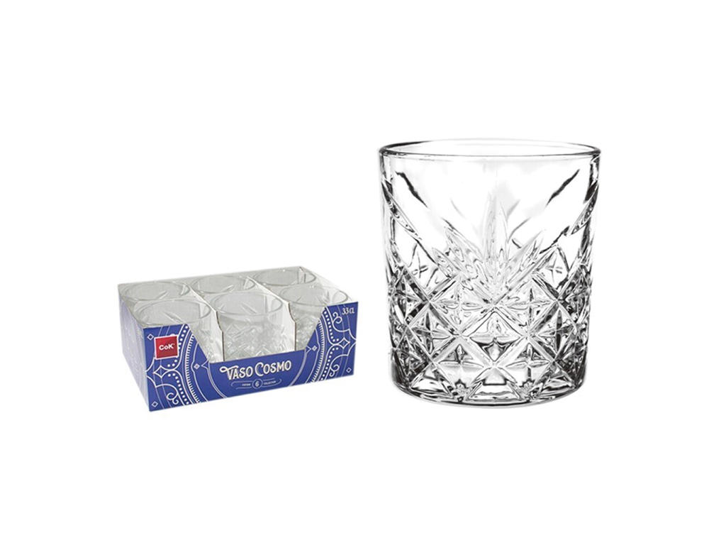 SET 6 VASOS COSMO 33CL 905100