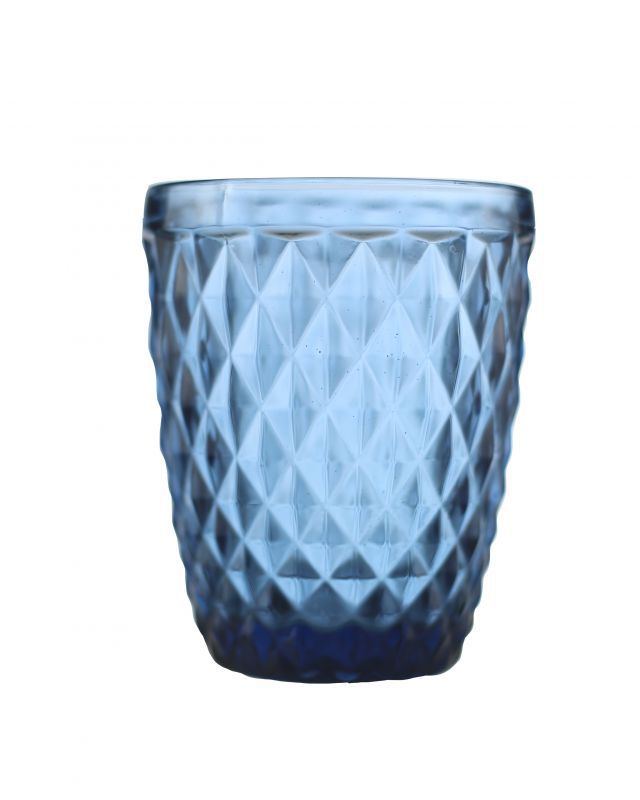 SET 6 VASOS CRISTAL AZUL 370ML  9109500