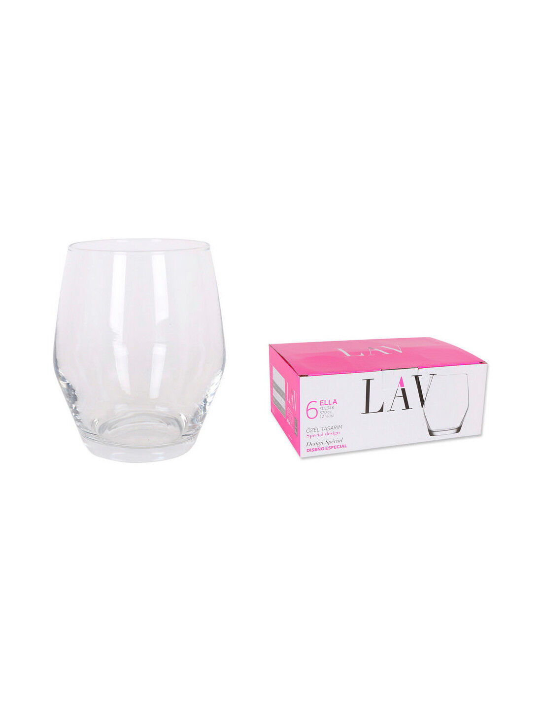 SET 6 VASOS ELLA 370CC 9057500