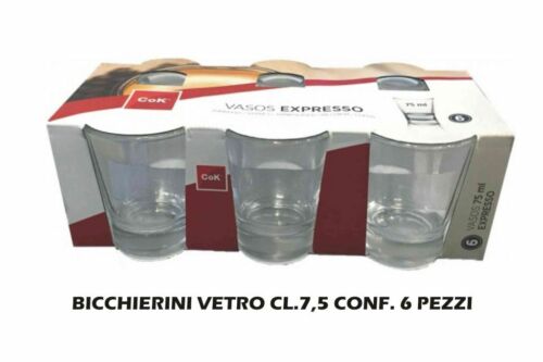 SET 6 VASOS EXPRESSO 7.5CL 901600