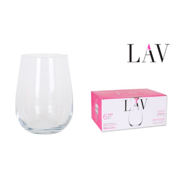 SET 6 VASOS GAIA 590CC 9068500