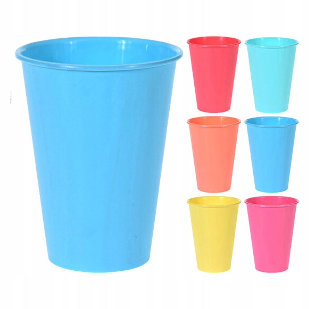 SET 6 VASOS PLASTICO 902100
