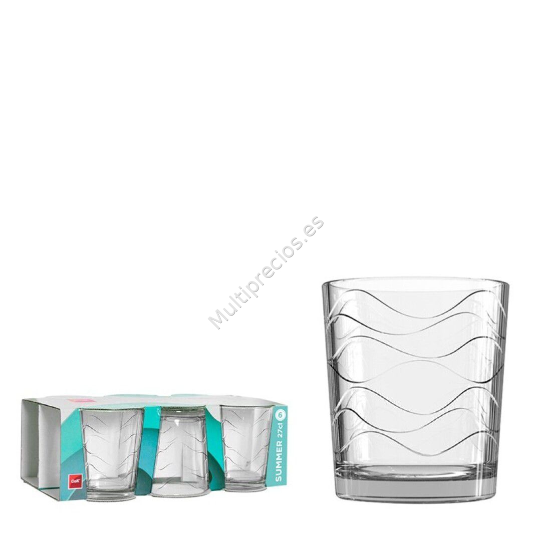 SET 6 VASOS SUMMER 27CL  901900