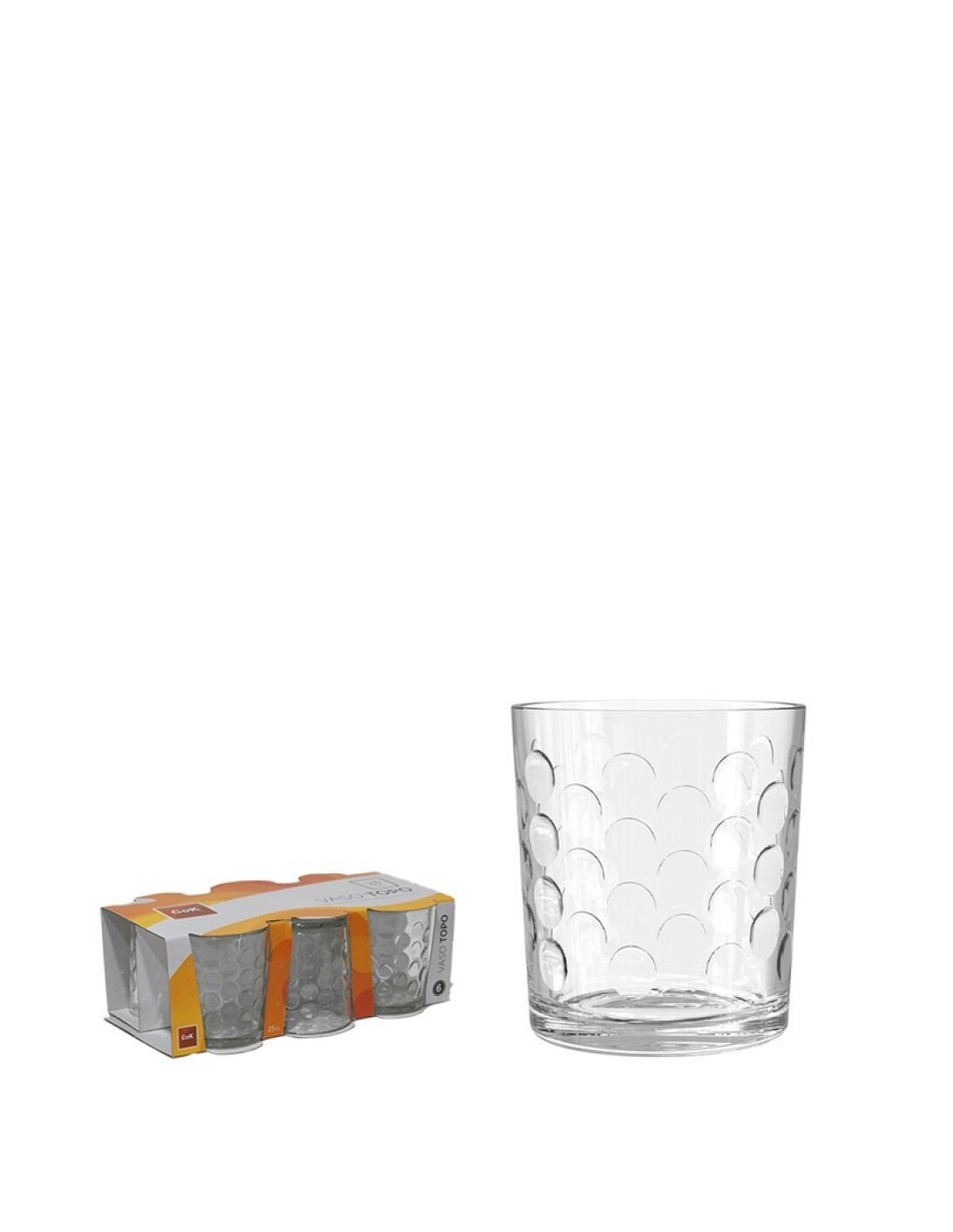 SET 6 VASOS TOPO 25CL 9018500