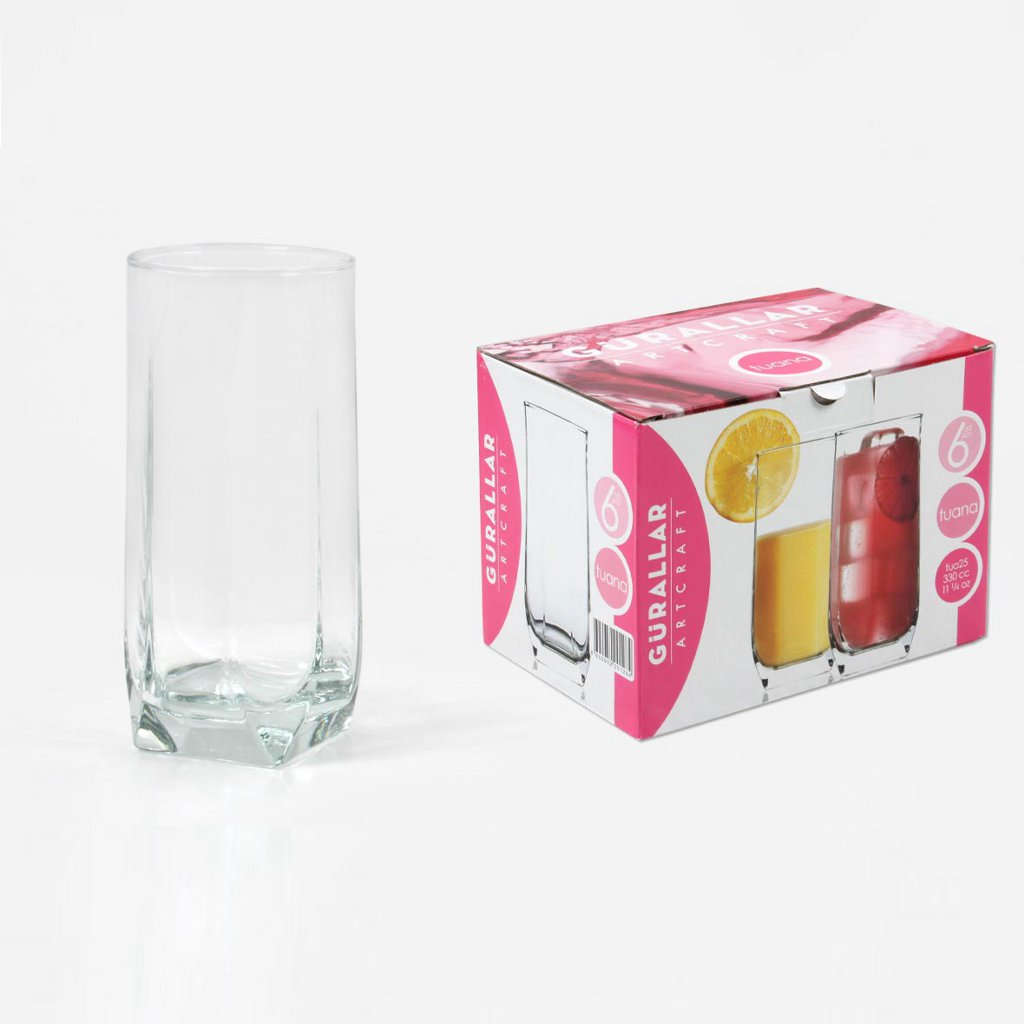 SET 6VASO TUANA REFRESCO 330CC  905800