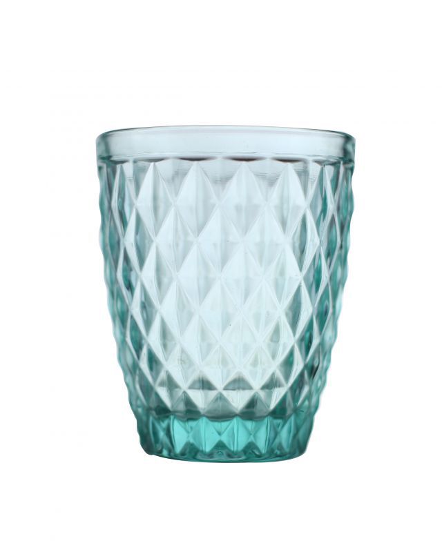 SET 6VASOS TURQUESA 270ML  9109500