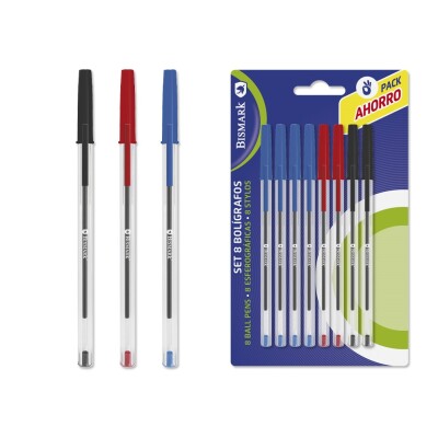 SET 8 BOLIGRAFOS BISMARK 900900