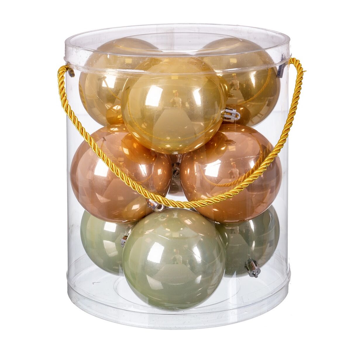 SET 9 BOLA PLAT,MULTICOLOR 8CM 906200