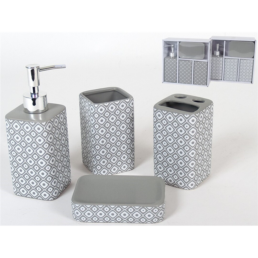SET BAÑO 4PC GEOMETRY 908500