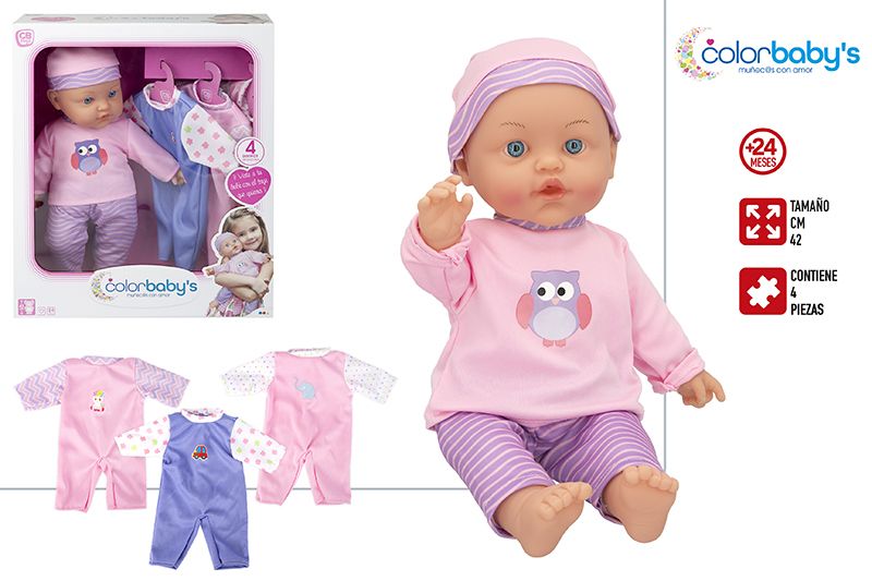 SET BEBE BLANDITO 42CM C/ACC 9169500R