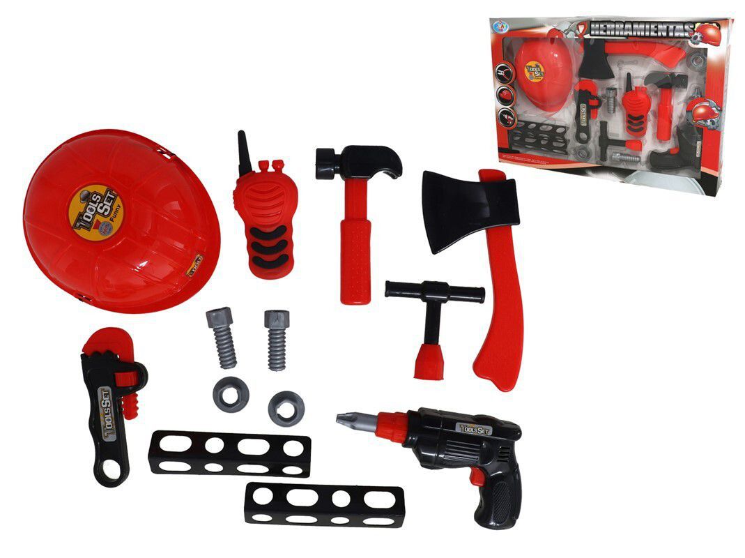 SET BOMBERO CASCO 13PCS 903600