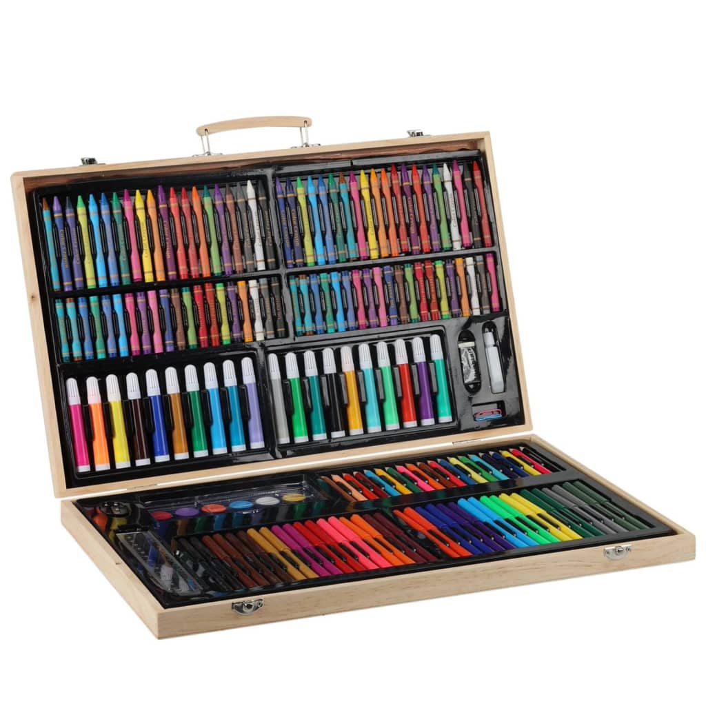 SET DE PINTURA 180PC C/MADERA 9169500