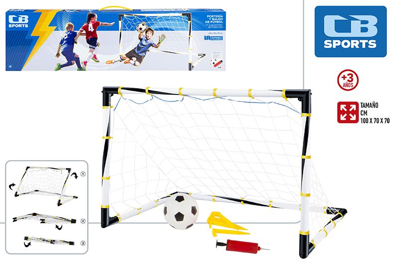SET FUTBOL PORTERIA PLEGABLE 9215000