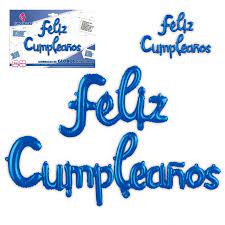 SET GLOBOS F.CUMPLE MINUSC.AZUL 9015500