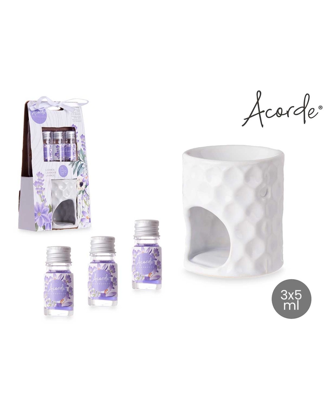 SET QUEMADOR ACEITE LAVANDA 9025500