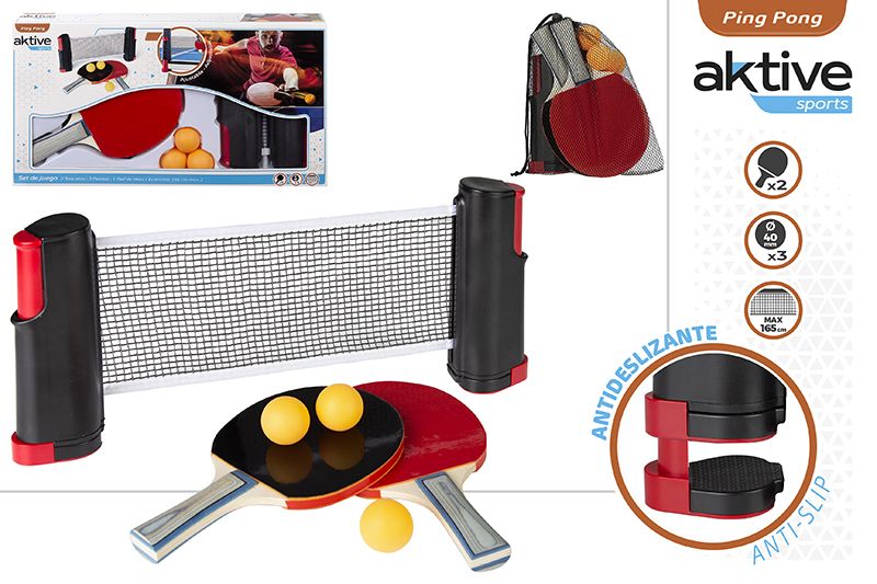 SET RAQUETAS PING PONG C/RED 912300