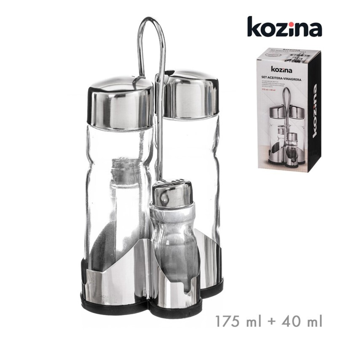 SET VINAGRERA 4PZ CRISTAL 9048000
