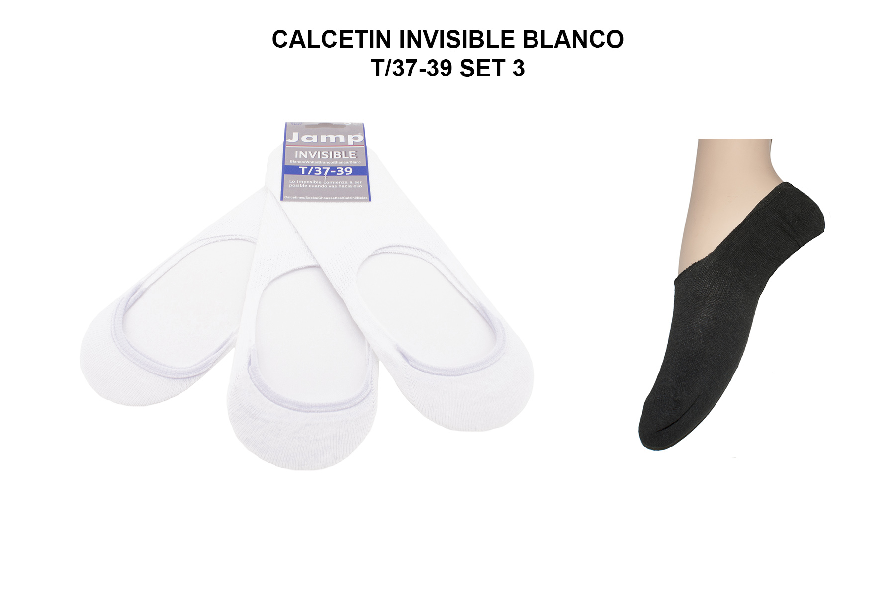 SET3 CALCETIN INV.BCO T/37-39 901500