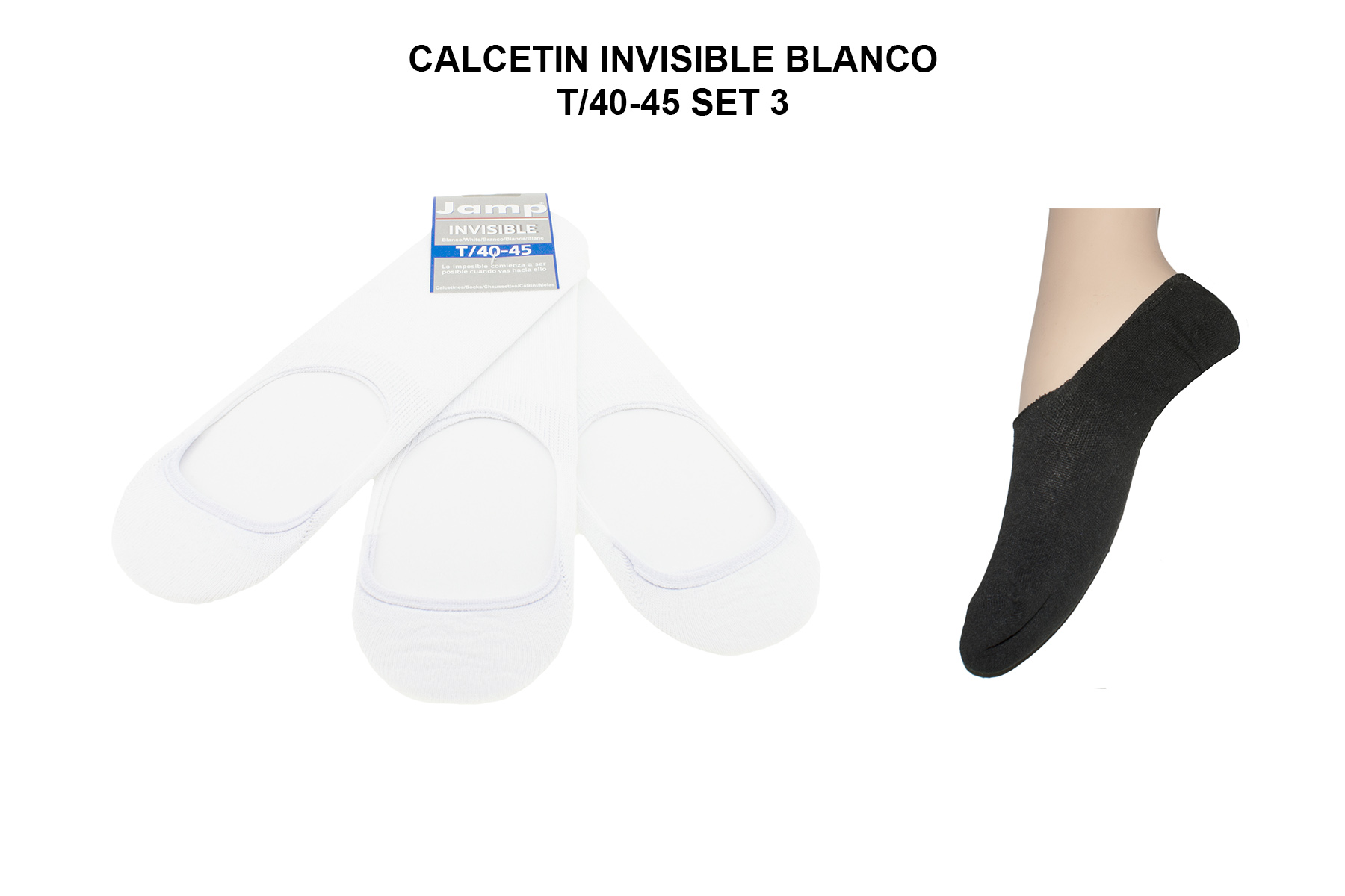 SET3 CALCETIN INV.BCO T/40-45 9015000