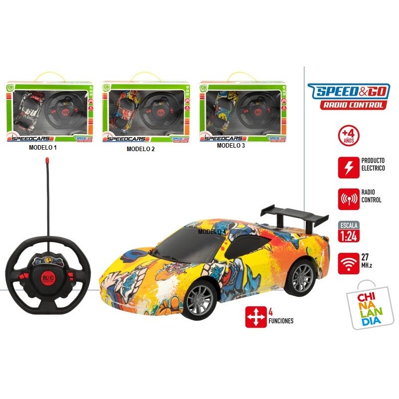 SPEEDCARS R/C 4FUNCIONES 907700