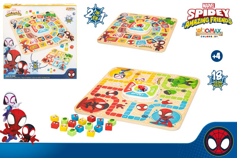 SPIDEY  JUEGO DE MESA 2EN1 9141000